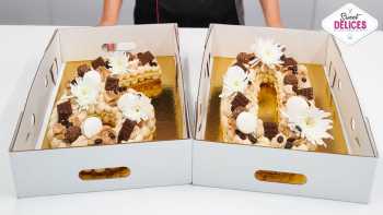 MON NUMBER CAKE VERSION CHOCO (enfants)